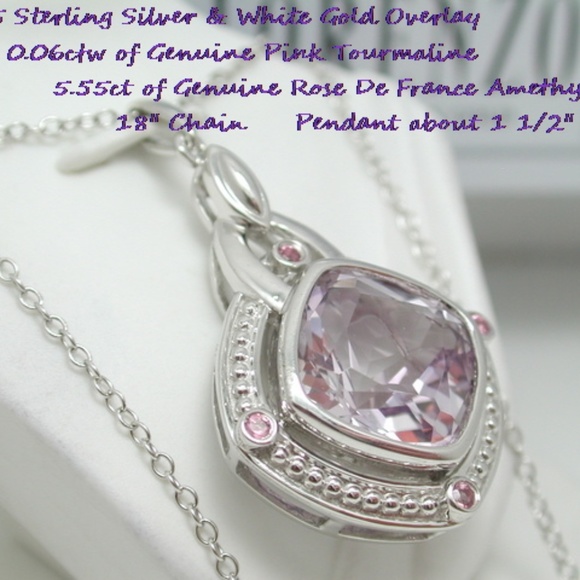 LORENZO Jewelry - Rose De France Amethyst Pendant